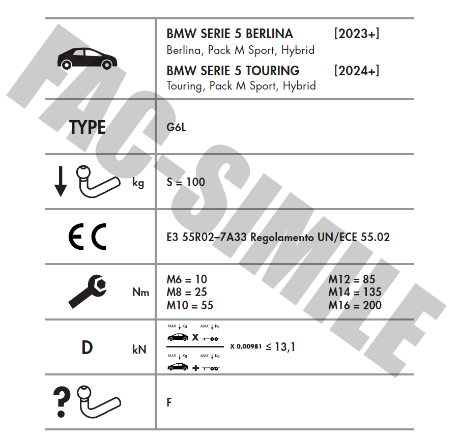 BMW 5 SERİSİ YATAY SÖKTAK 