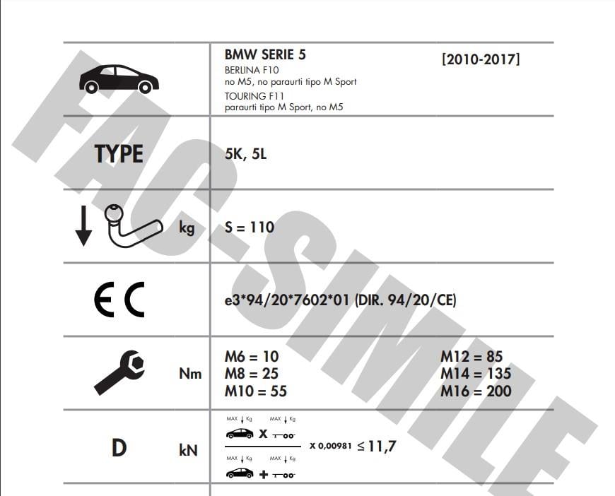 BMW 5 SERİSİ (2010 - 2017) - 5 SERİSİ TOURİNG (2012-2017) 