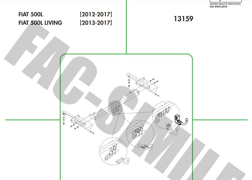 YATAY SÖKTAK FİAT 500 L 
