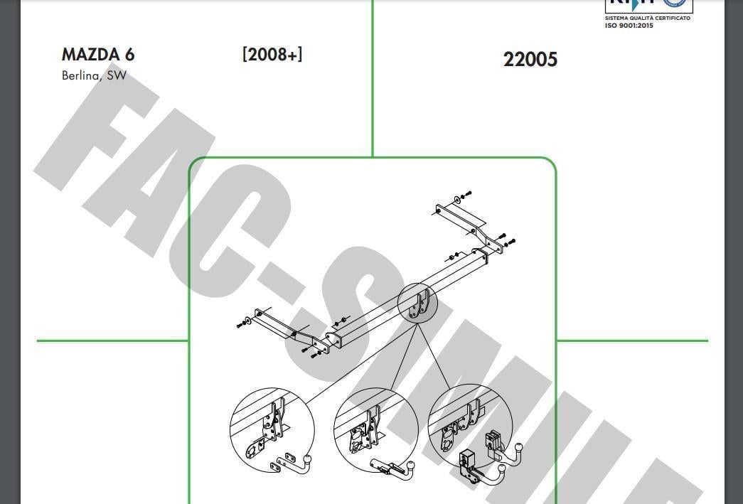 DİKEY SÖKTAK MAZDA 6
