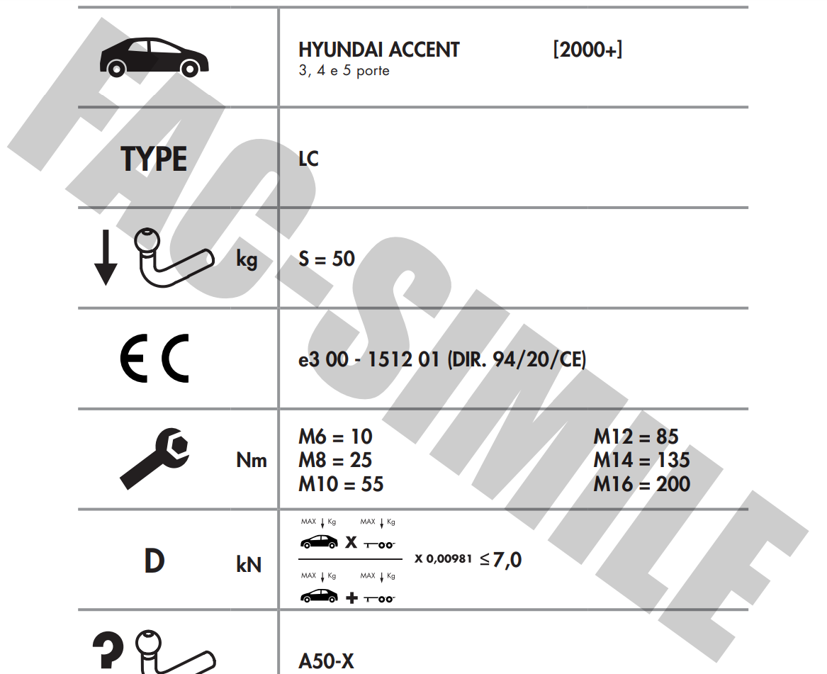 YATAY SÖKTAK HYUNDAİ ACCENT 