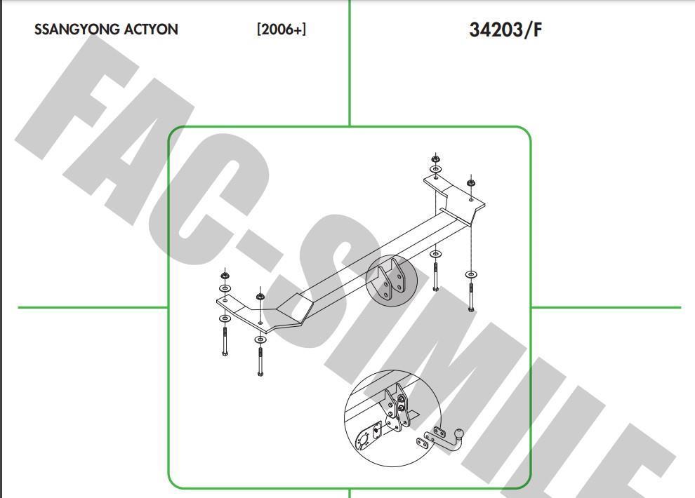 SSANGYONG ACTYON  DİKEY söktak
