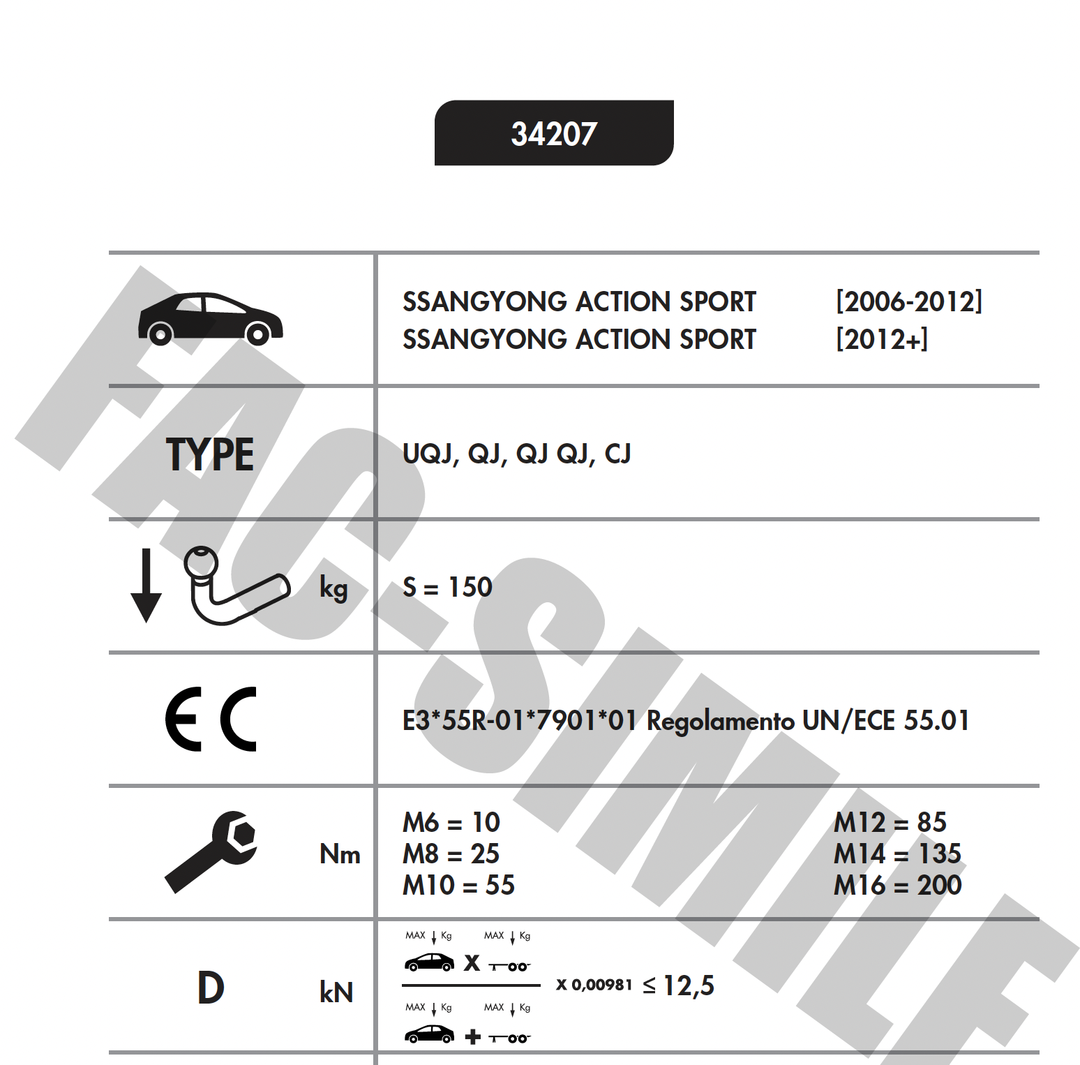 SSANGYONG ACTYON SPORT - KORANDO SPORT