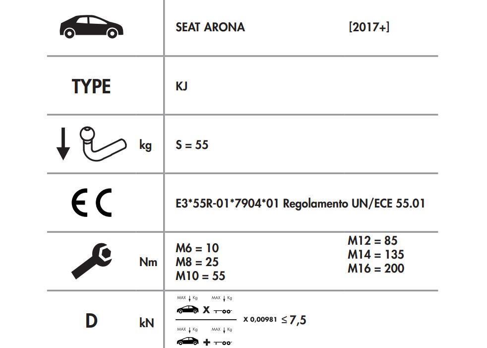 DİKEY SÖKTAK SEAT ARONA
