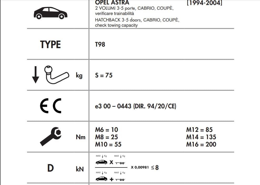 OPEL ASTRA G