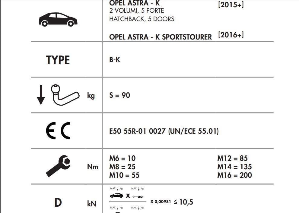 YATAY SÖKTAK OPEL ASTRA