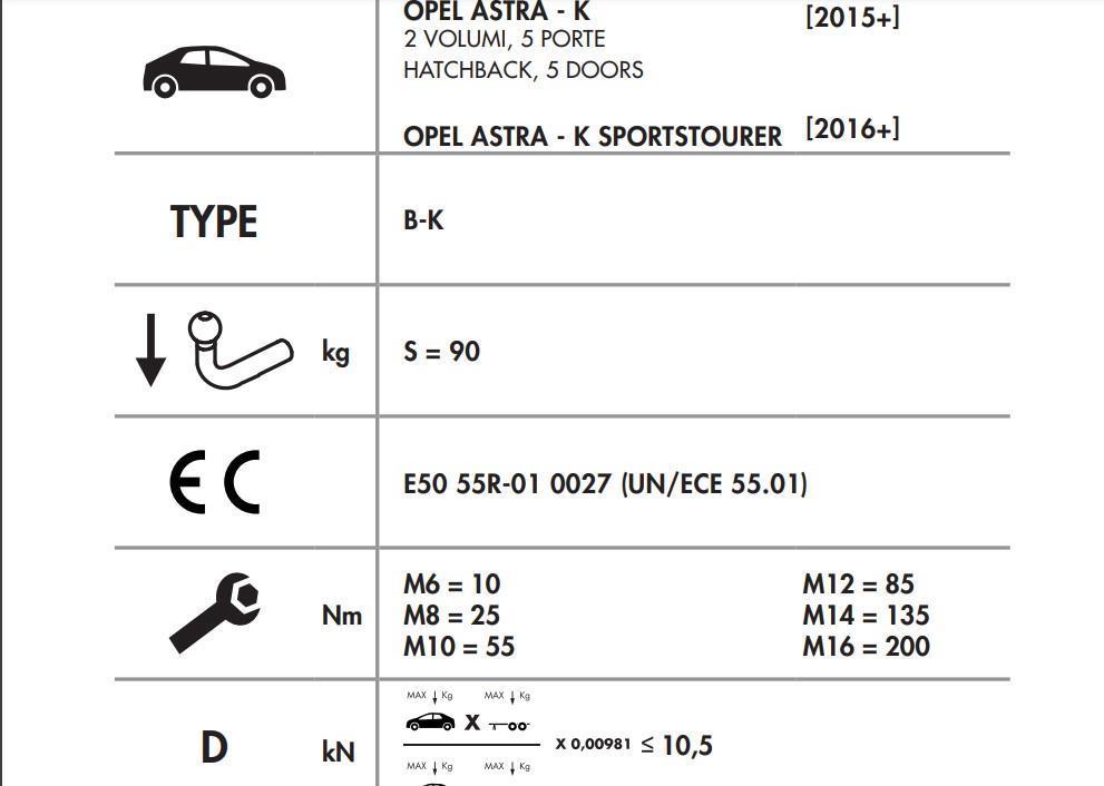 DİKEY SÖKTAK OPEL ASTRA
