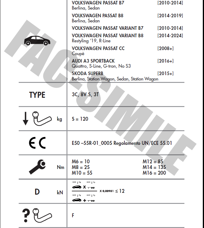 Audi A3 -  ARTEON - Volkswagen Passat - Passat Station - SKODA SuberB