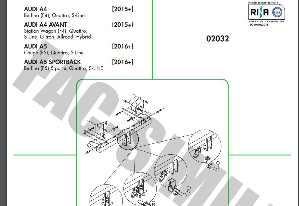YATAY SÖKTAK AUDİ A4 - A5
