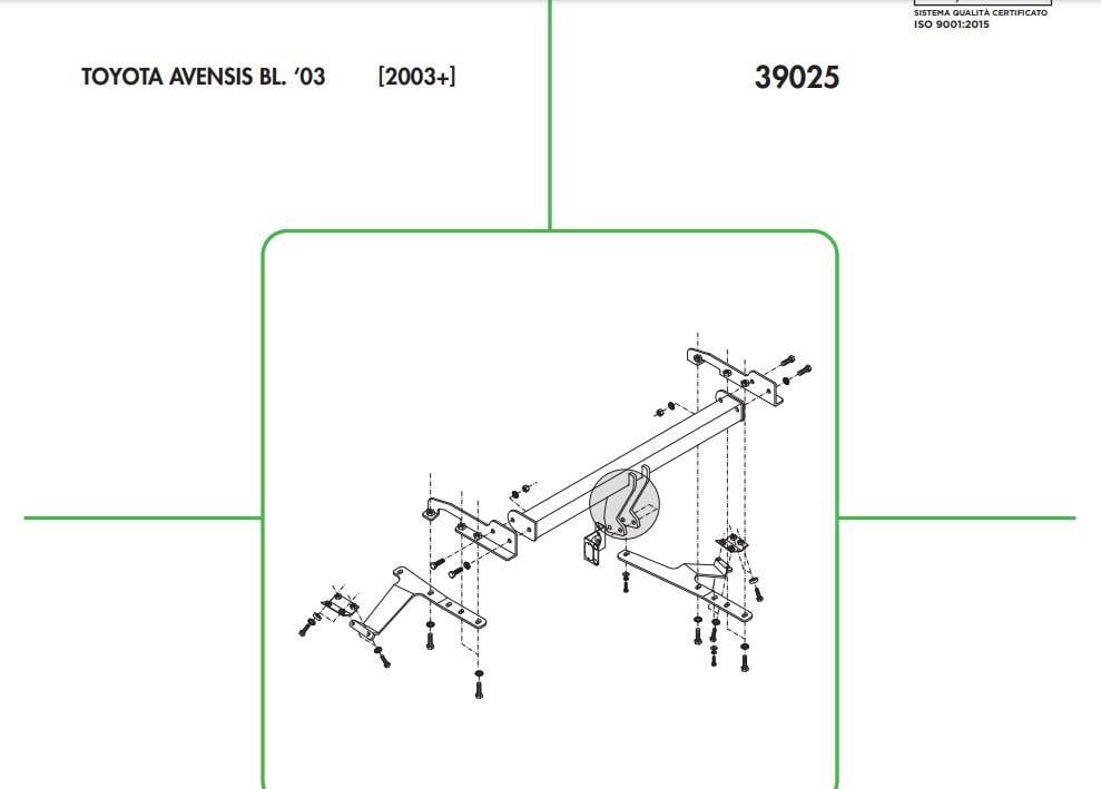 TOYOTA AVENSİS YATAYSÖKTAK