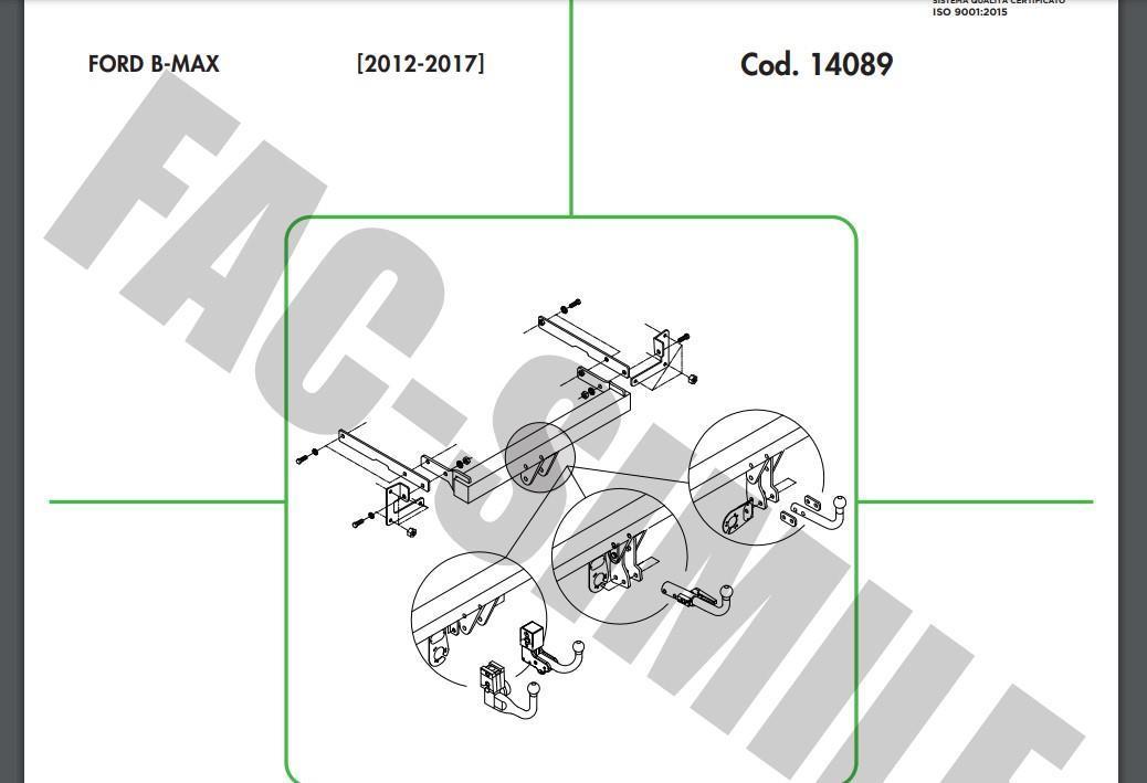 DİKEY SÖKTAK FORD B-MAX