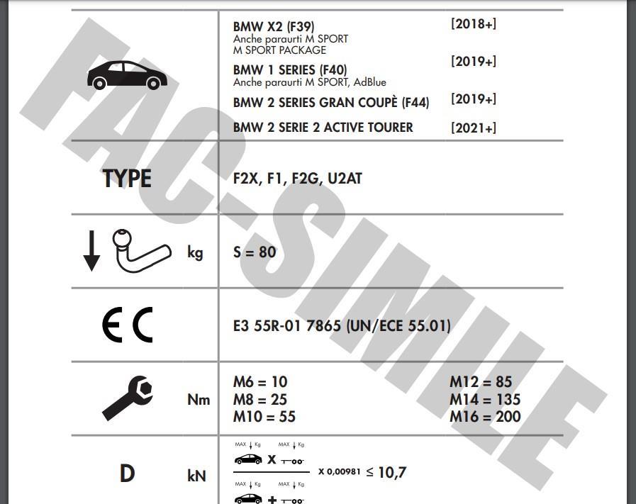 YATAY SÖKTAK BMW 1 SERİSİ - 2 SERİSİ - X2 