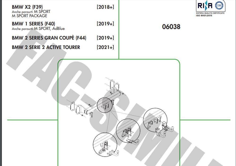 YATAY SÖKTAK BMW 1 SERİSİ - 2 SERİSİ - X2 