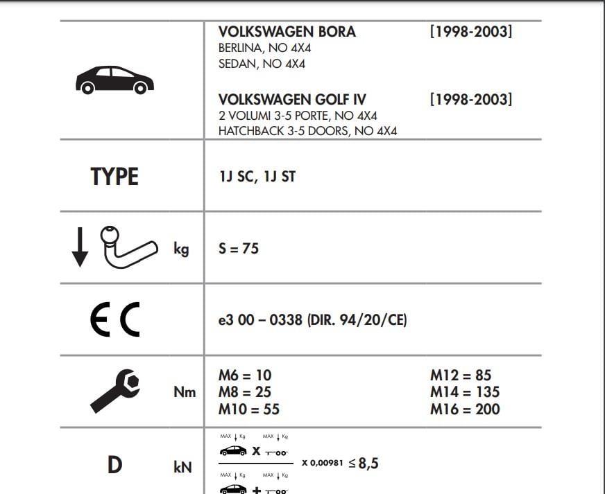 VOLKSWAGEN BORA 