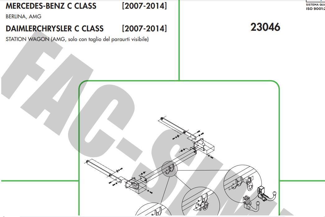 MERCEDES C SERİSİ DİKEY SÖKTAK