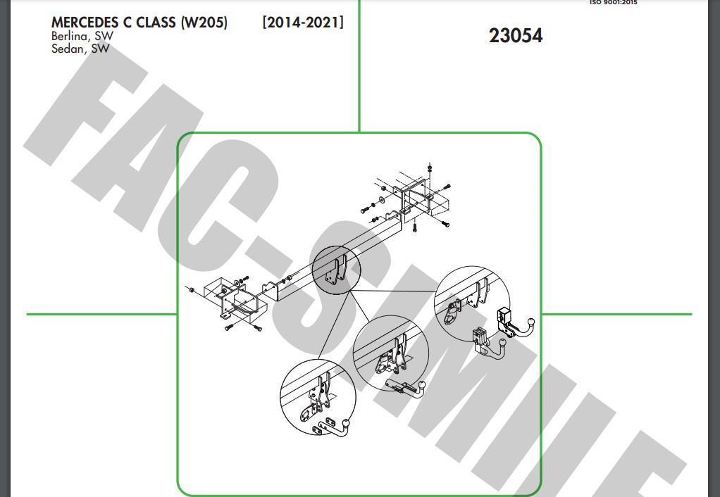 DİKEY SÖKTAK MERCEDES C SERİSİ