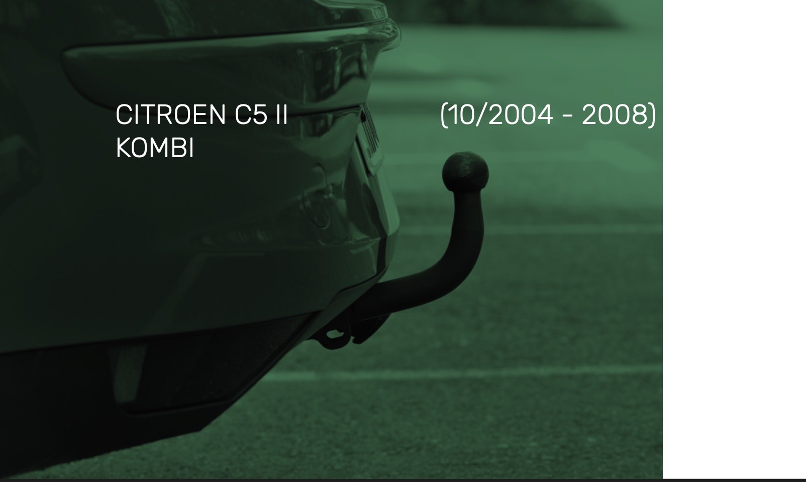CITROEN C5 II station (10/2004 - 2008)