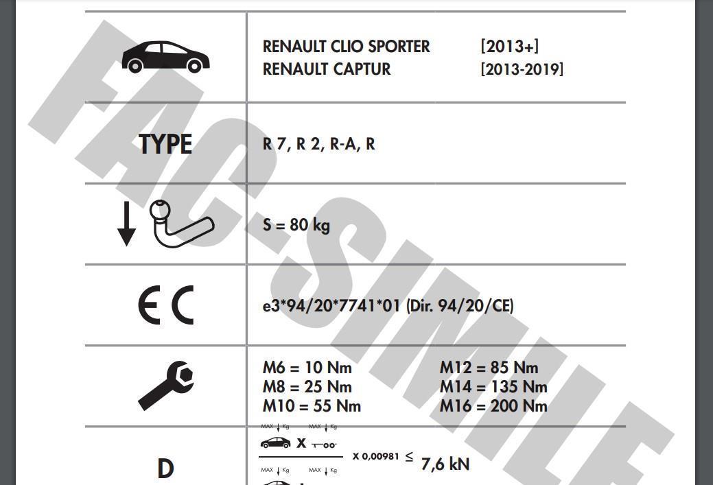 DİKEY SÖKTAK RENAULT CAPTUR - CLİO STATİON