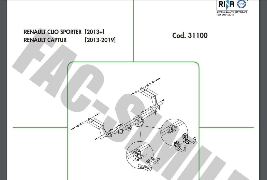 YATAY SÖKTAK RENAULT CAPTUR - CLİO STATİON