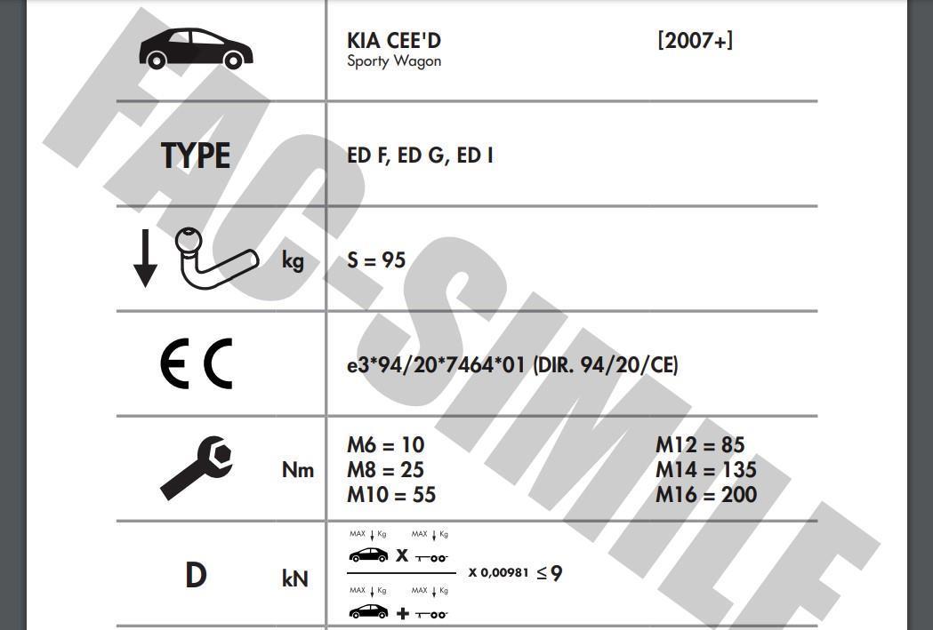 DİKEY SÖKTAK KİA CEED 