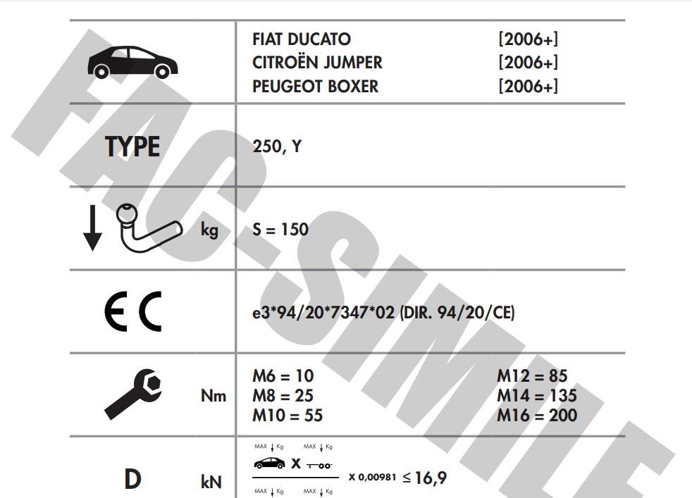 YATAY CİTROEN JUMPER - FİAT DUCATO  - PEUGEOT BOXER PİCK-UP 