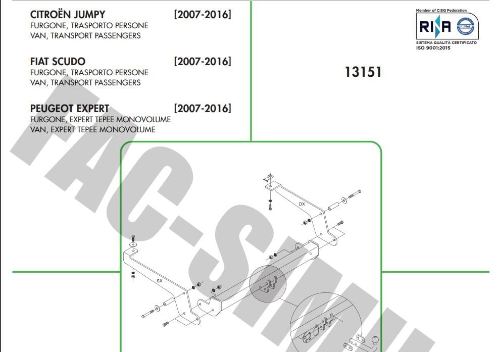CİTROEN JUMPY - FİAT SCUDO - PEUGEOT EXPERT - EXPERT TEPEE 