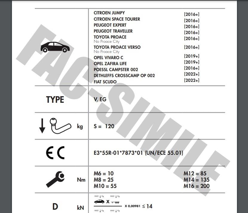 FİAT SCUDO - OPEL ZAFİRA - CİTROEN JUMPY - SPACE TOURER - PEUGEOT EXPERT - TRAVELLER - TOYOTA PROACE - PROACE VERSO 