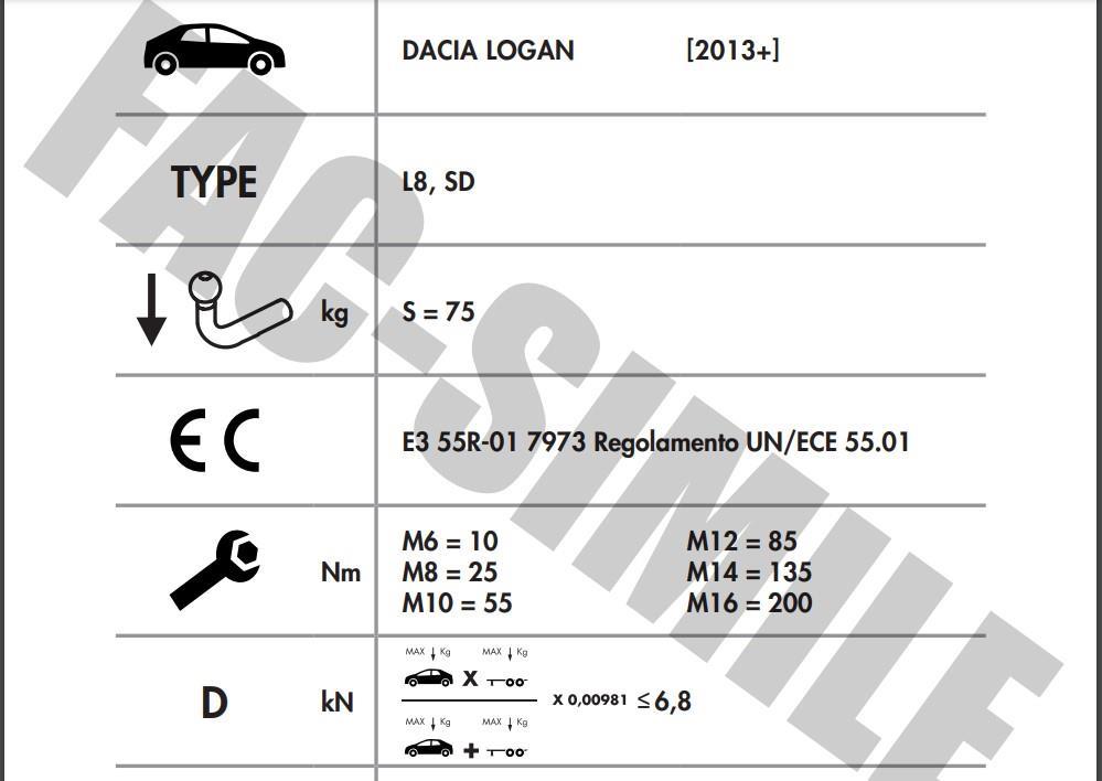YATAY SÖKTAK DACİA LOGAN - RENAULT SYMBOL THALIA