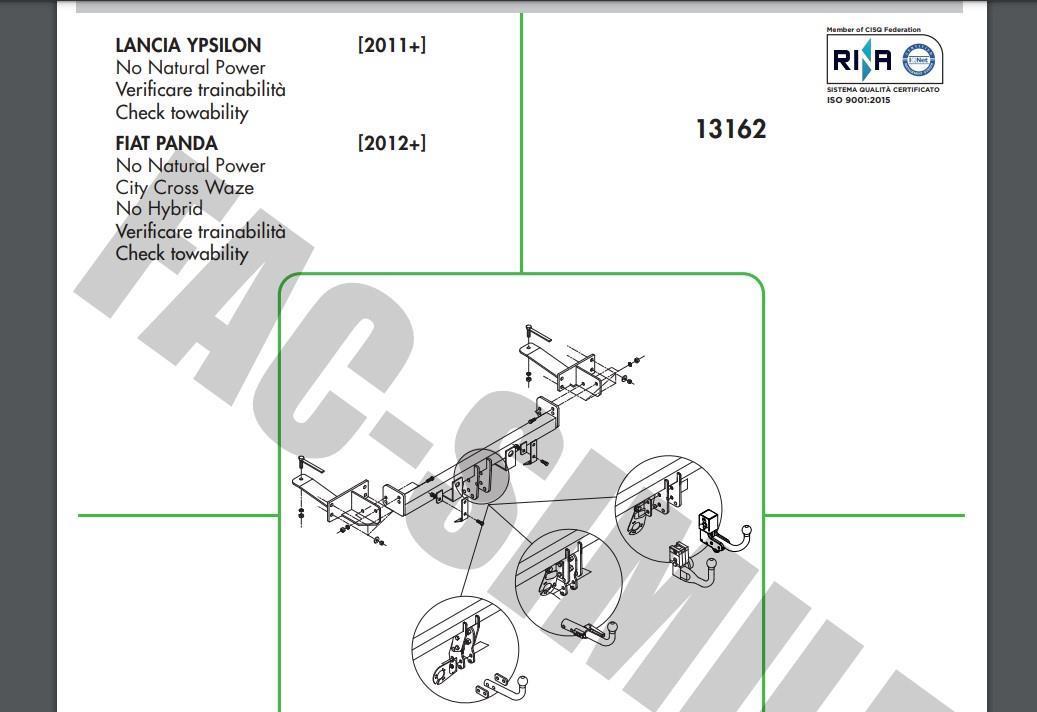 DİKEY SÖKTAK FİAT PANDA -  LANCİA YPSİLON