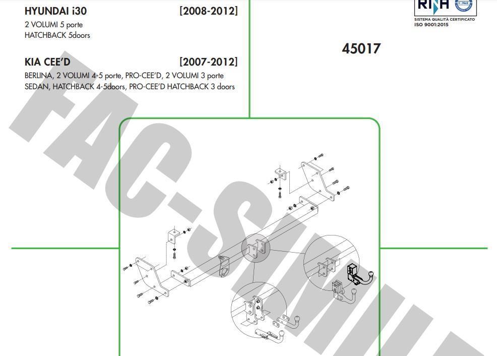 DİKEY SÖKTAK HYUNDAİ İ30 - KİA CEED 