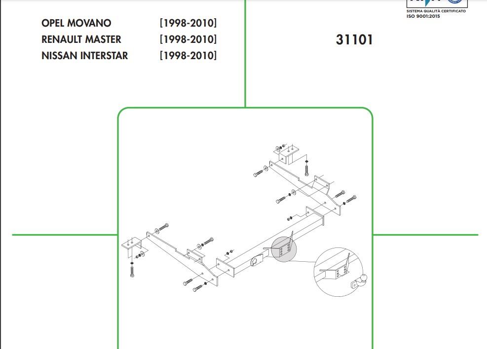 OPEL MOVANO  - RENAULT MASTER - NİSSAN İNTERSTAR 