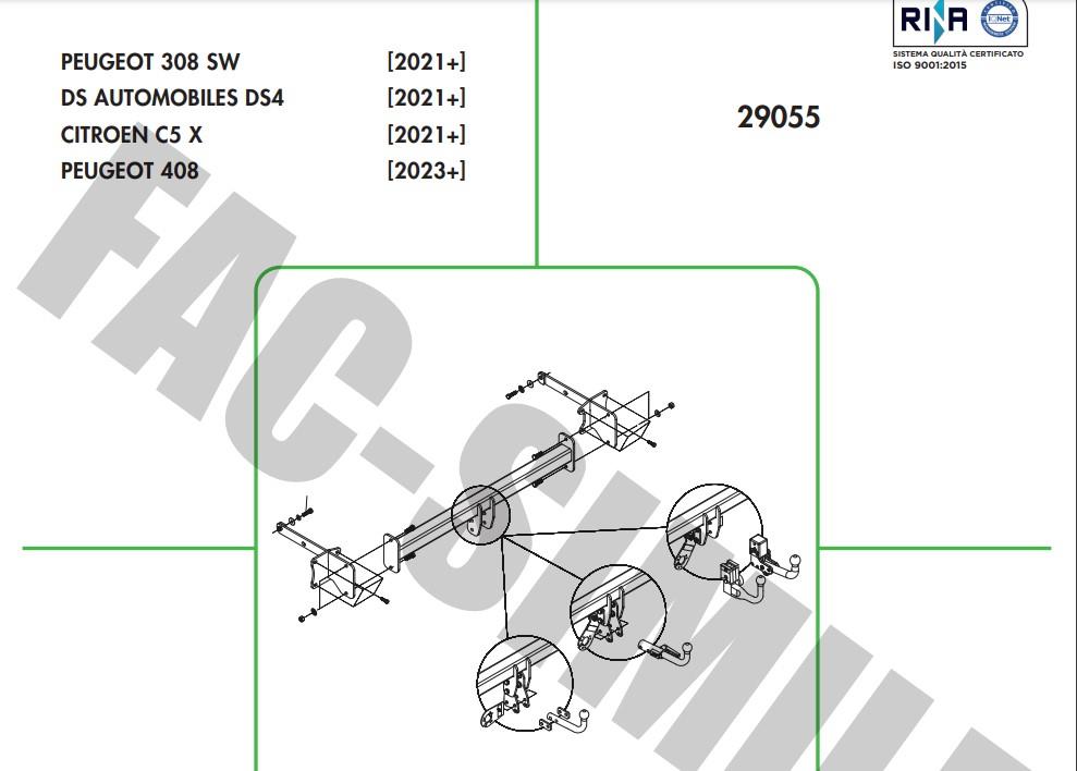 PEUGEOT 308 SW  - 408 - CİTROEN C5 X - DS 4