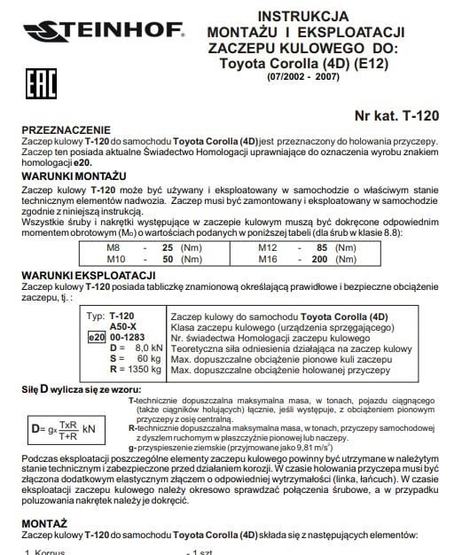 TOYOTA COROLLA