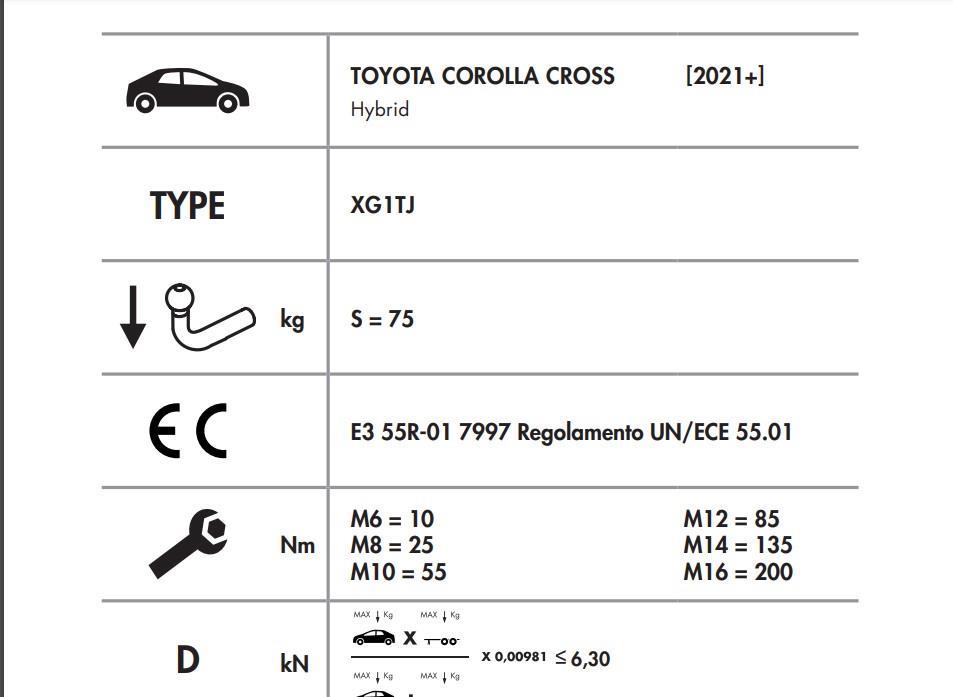 YATAY SÖKTAK TOYOTA COROLLA