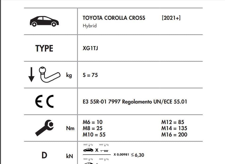 DİKEY SÖKTAK TOYOTA COROLLA