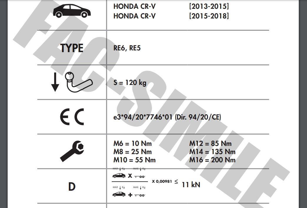 YATAY SÖKTAK HONDA CR-V