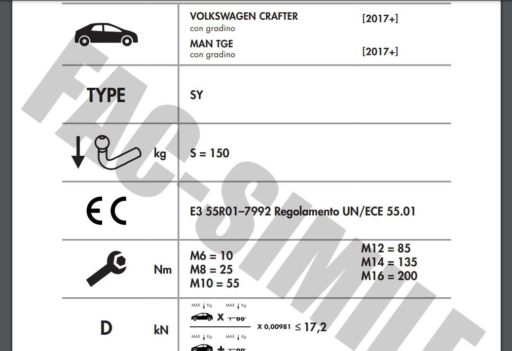 VOLKSWAGEN CRAFTER - MAN TGE 