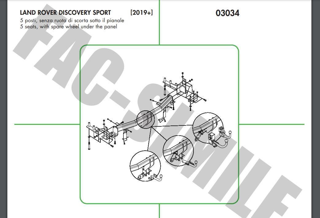 DİKEY SÖKTAK LAND ROVER DİSCOVERY SPORT 