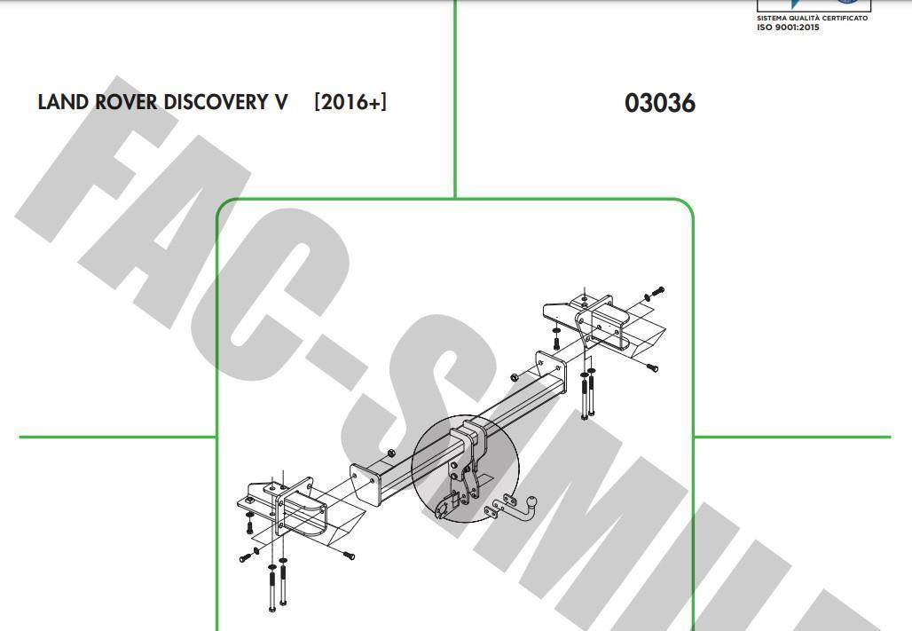 DİKEY SÖKTAK LAND ROVER DİSCOVERY V 