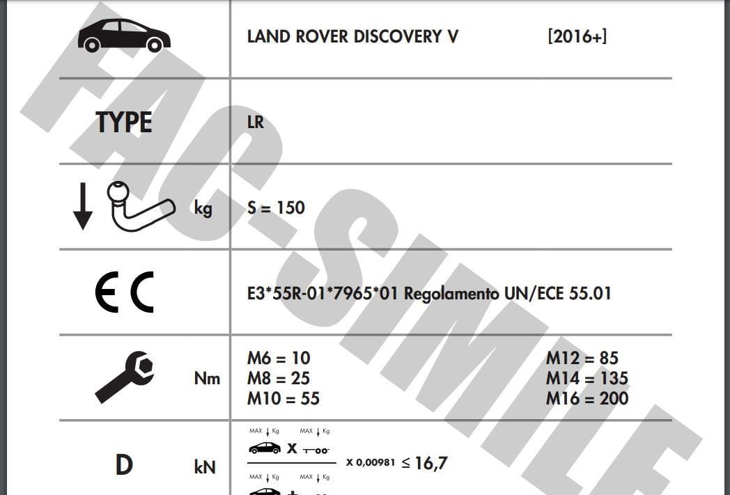 YATAY SÖKTAK LAND ROVER DİSCOVERY V 
