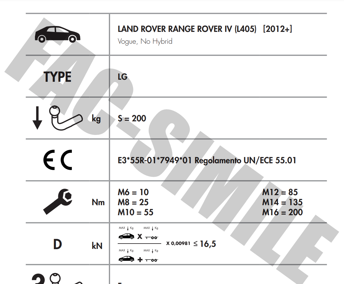 LAND ROVER RANGE ROVER IV (L405)