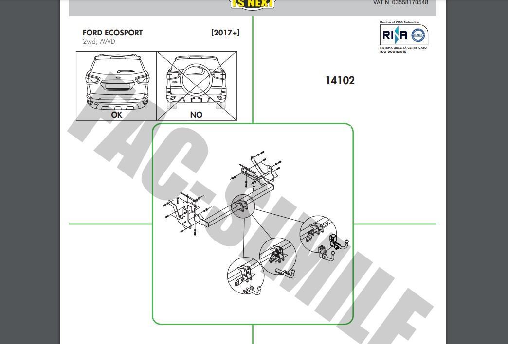 YATAY SÖKTAK FORD ECOSPORT