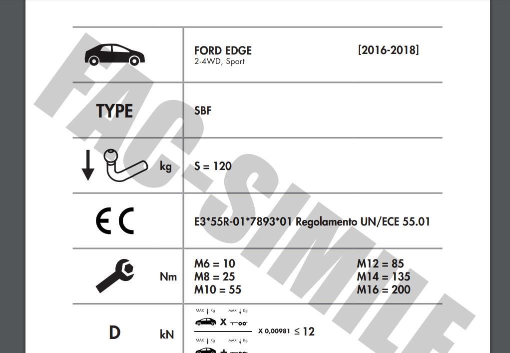 YATAY SÖKTAK FORD EDGE