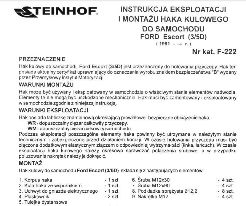 FORD ESCORT