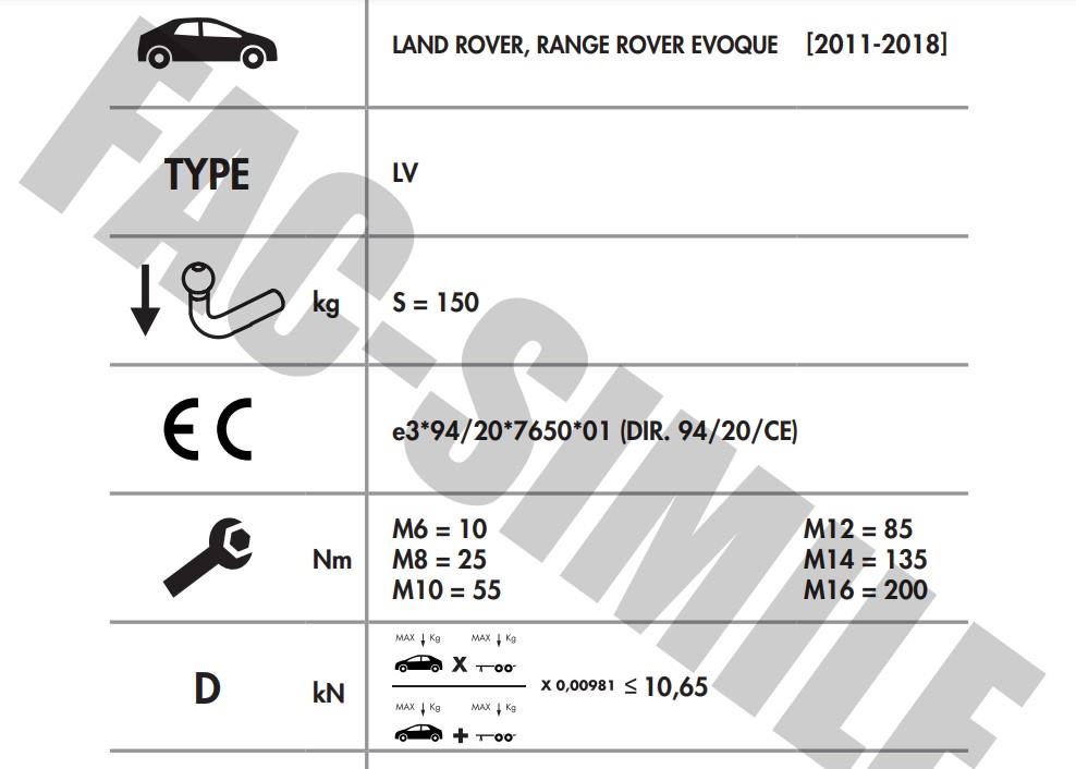 LAND ROVER EVOQUE