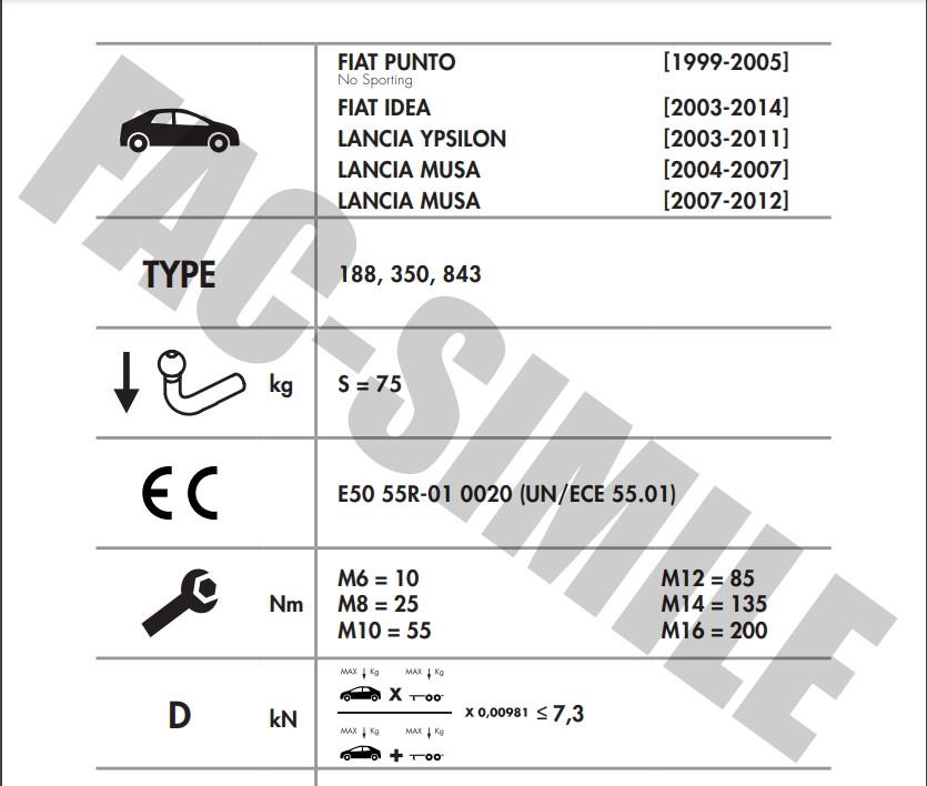 FİAT İDEA - PUNTO - LANCIA MUSA - YPSİLON