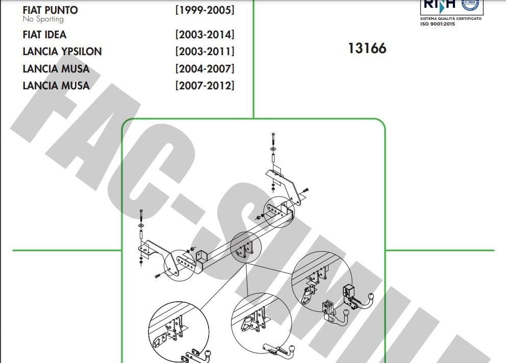 FİAT İDEA - PUNTO - LANCIA MUSA - YPSİLON