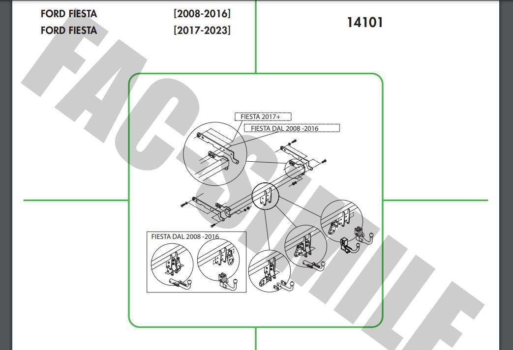 DİKEY SÖKTAK FORD FİESTA