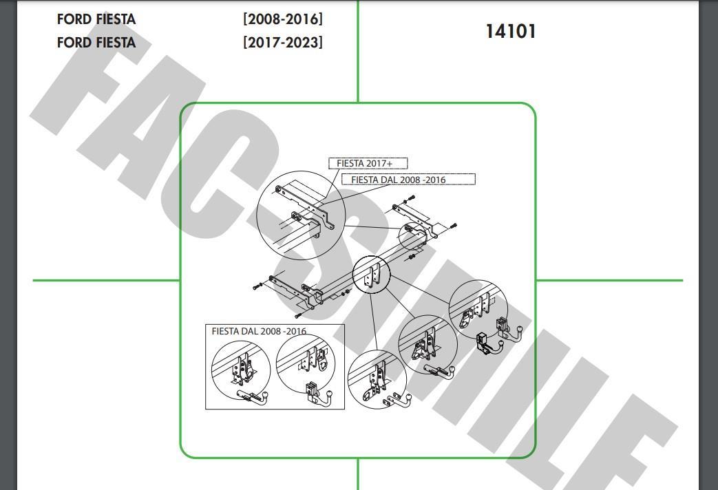 YATAY SÖKTAK FORD FİESTA
