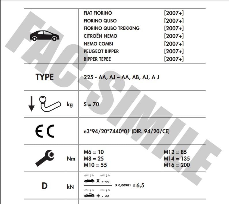 FİAT FİORİNO - CİTROEN NEMO  - PEUGEOT BİPPER